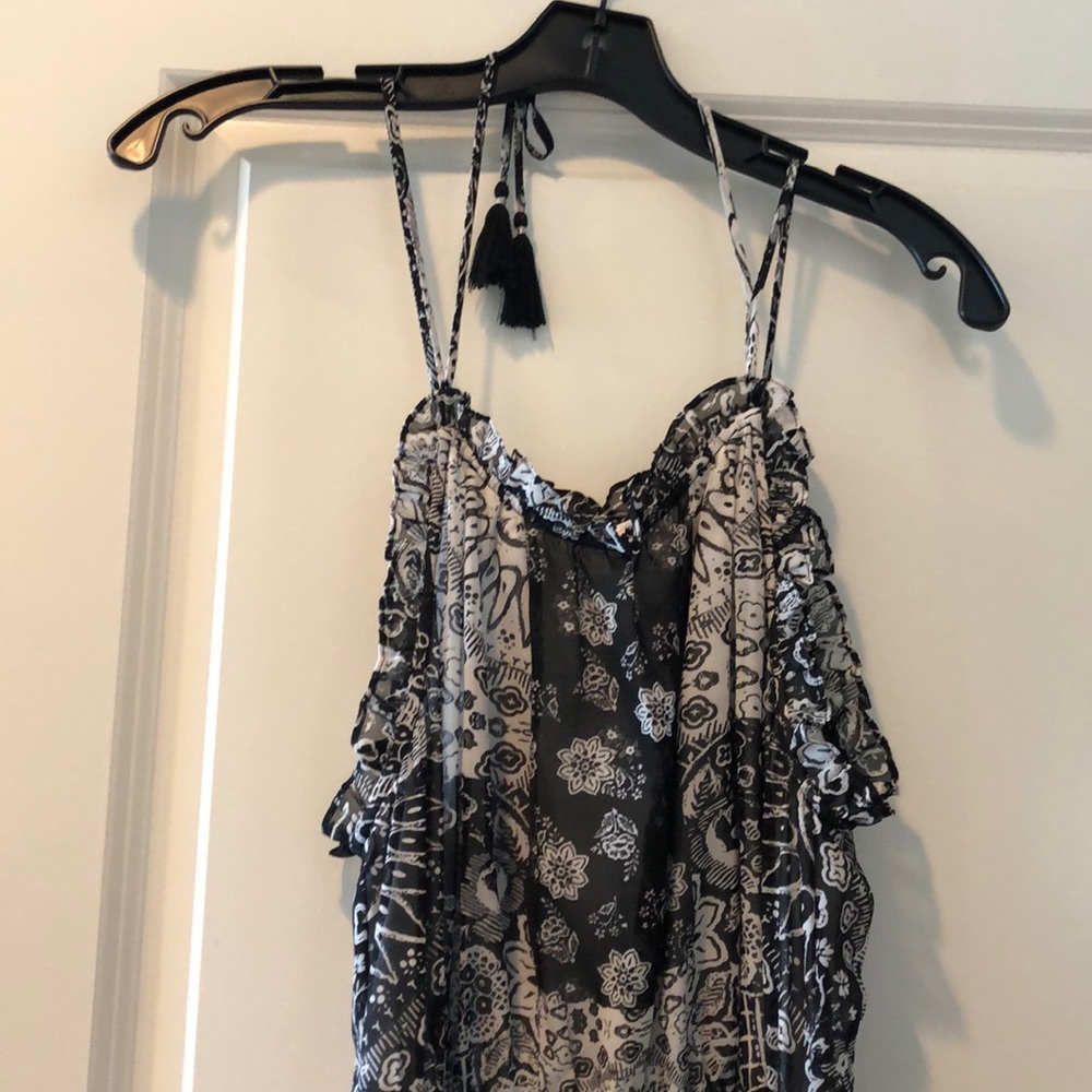 Beltaine maxi, fully lined with scalloped detail. - Picture 3 of 5